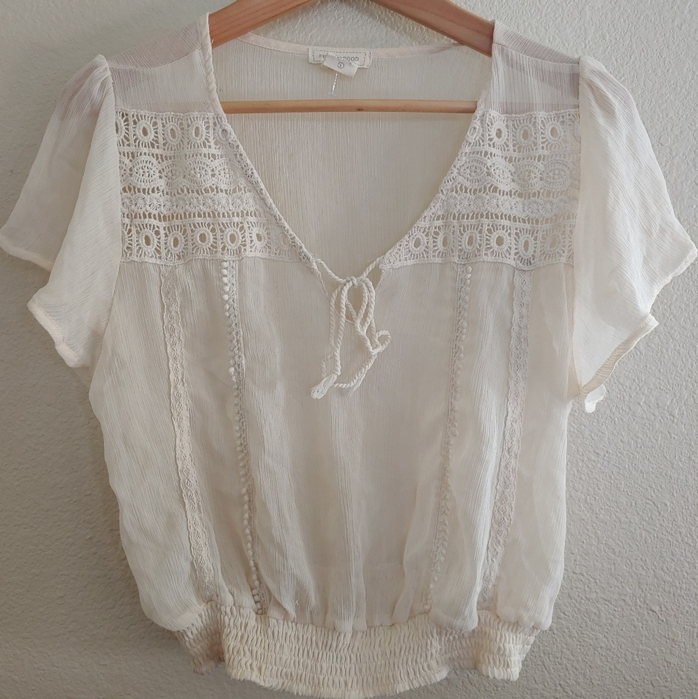 Pretty Good boho sheer top